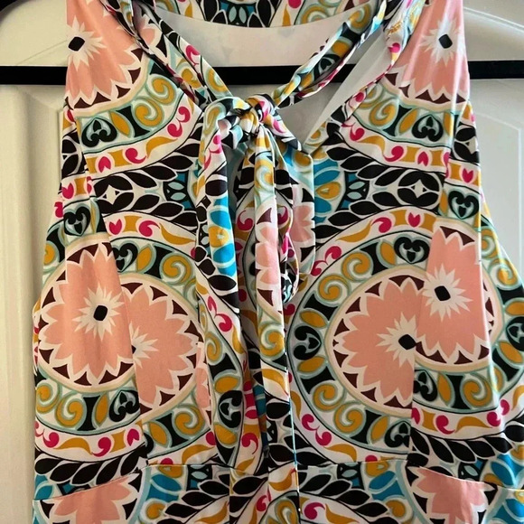 NWT new Anthropologie Serena halter maxi dress Nicole miller 10p 10 circle green - Picture 11 of 15